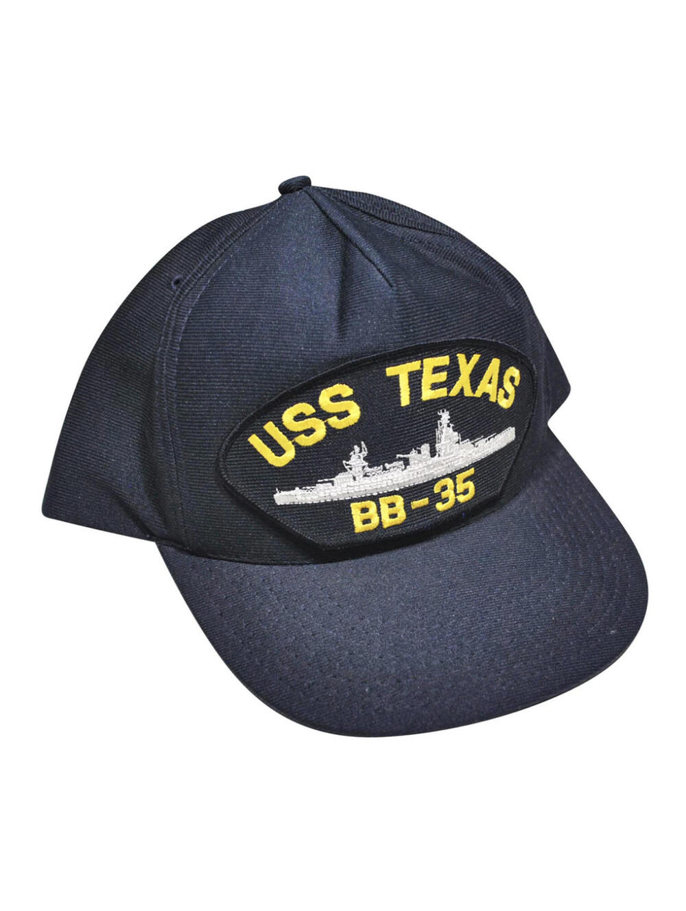 Vintage USS Texas 90s Military Army Navy Marines Snapback Hat Cap